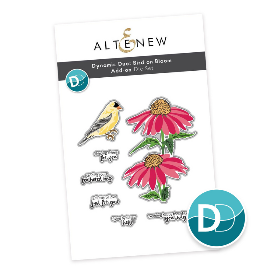 Altenew - Dynamic Duo: Bird on Bloom & Add-on Die Bundle