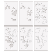 Altenew - Stencil Art: Painted Geraniums & Add-on Die Bundle