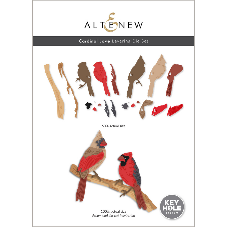 Altenew - Cardinal Love Layering Die Set