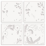 Altenew - Fairyland Florals Simple Coloring Stencil Set (4 in 1)