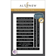 Altenew - One-Go: Solid Sentiment Strips Press Plate