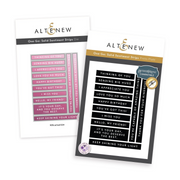 Altenew - One-Go: Solid Sentiment Strips