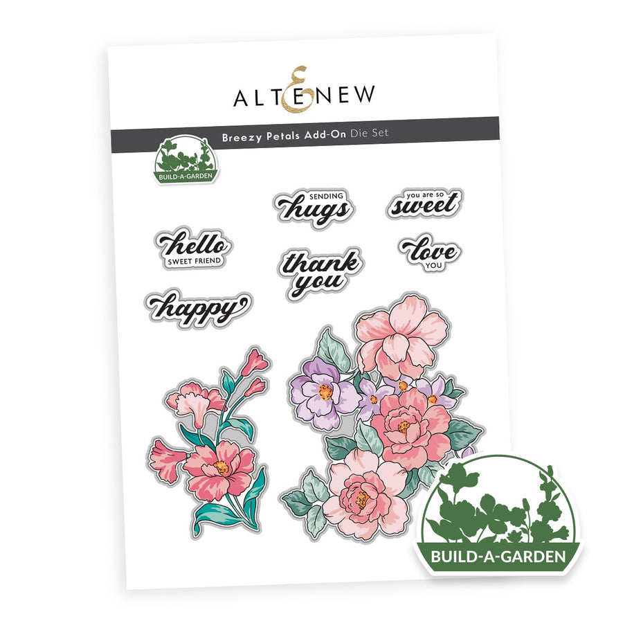 Altenew - Build-A-Garden: Breezy Petals and Add-on Die Bundle