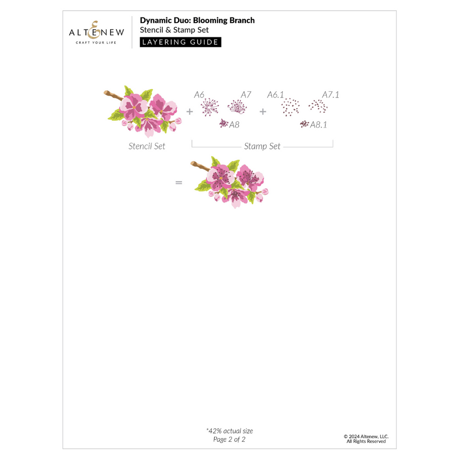 Altenew - Dynamic Duo: Blooming Branch & Add-on Die Bundle