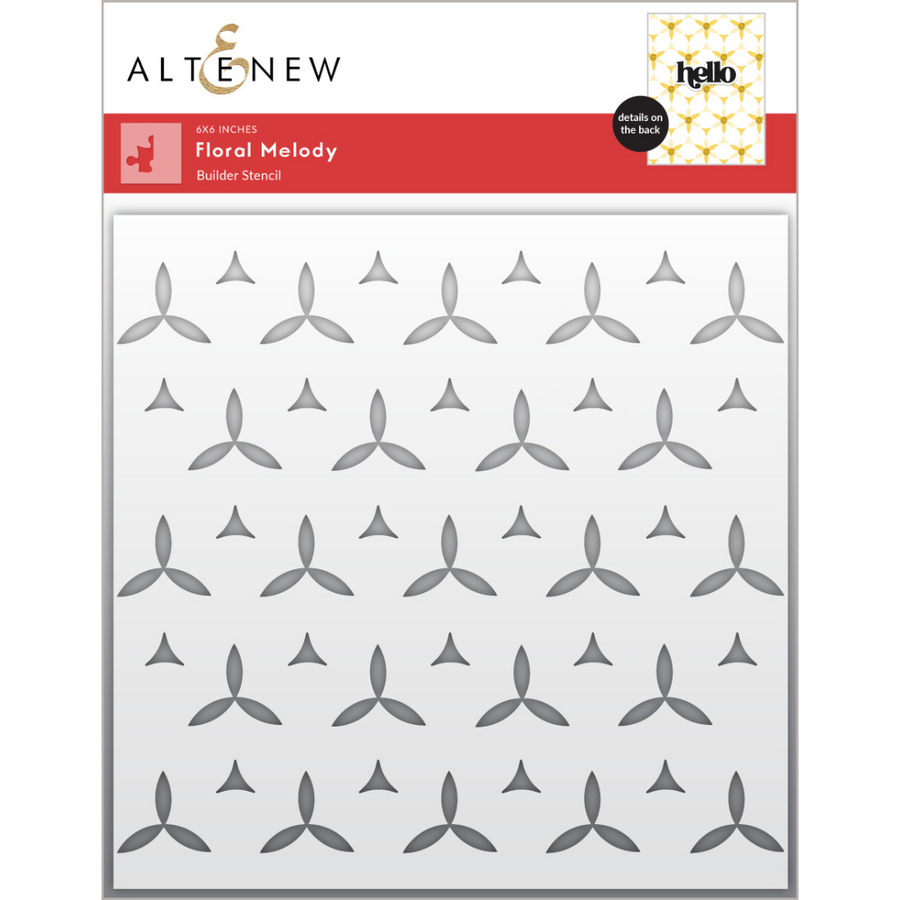 Altenew - Floral Melody Builder Stencil