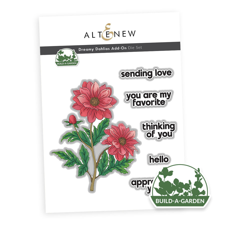 Altenew - Build-A-Garden: Dreamy Dahlias and Add-on Die Bundle