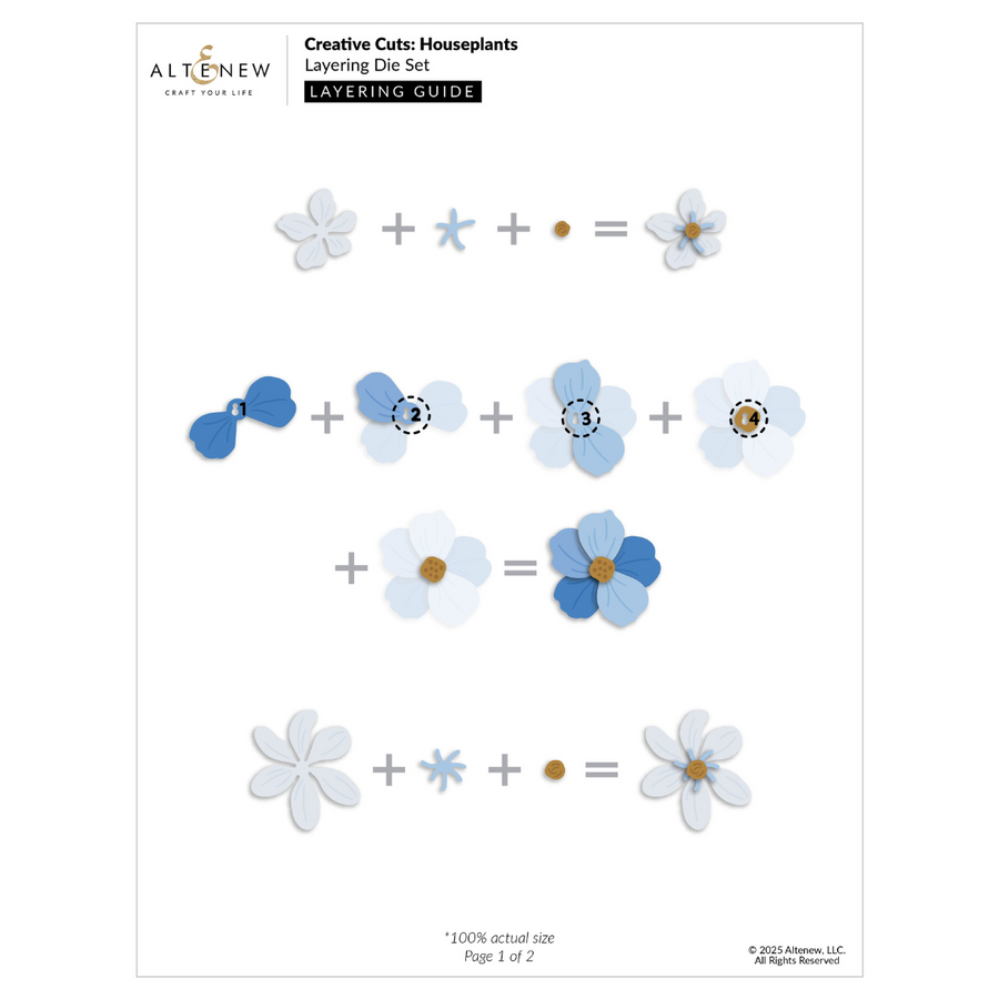 Altenew - Creative Cuts: Houseplants Layering Die Set