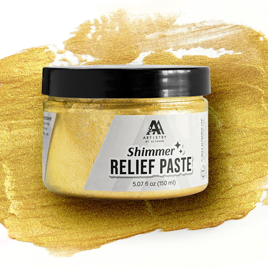 Altenew - Shimmer Relief Paste - Enchanted Gold