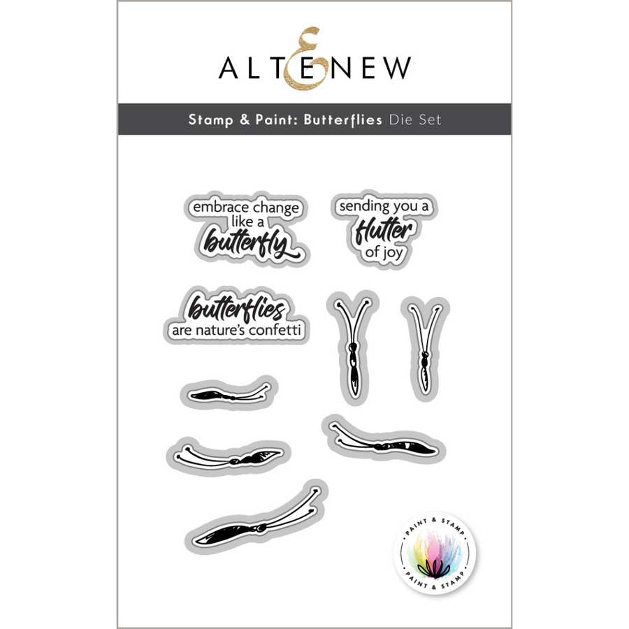 Altenew - Stamp & Paint Butterflies (Complete Bundle)