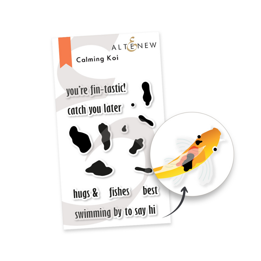 Altenew - Calming Koi Stamp and Die Bundle