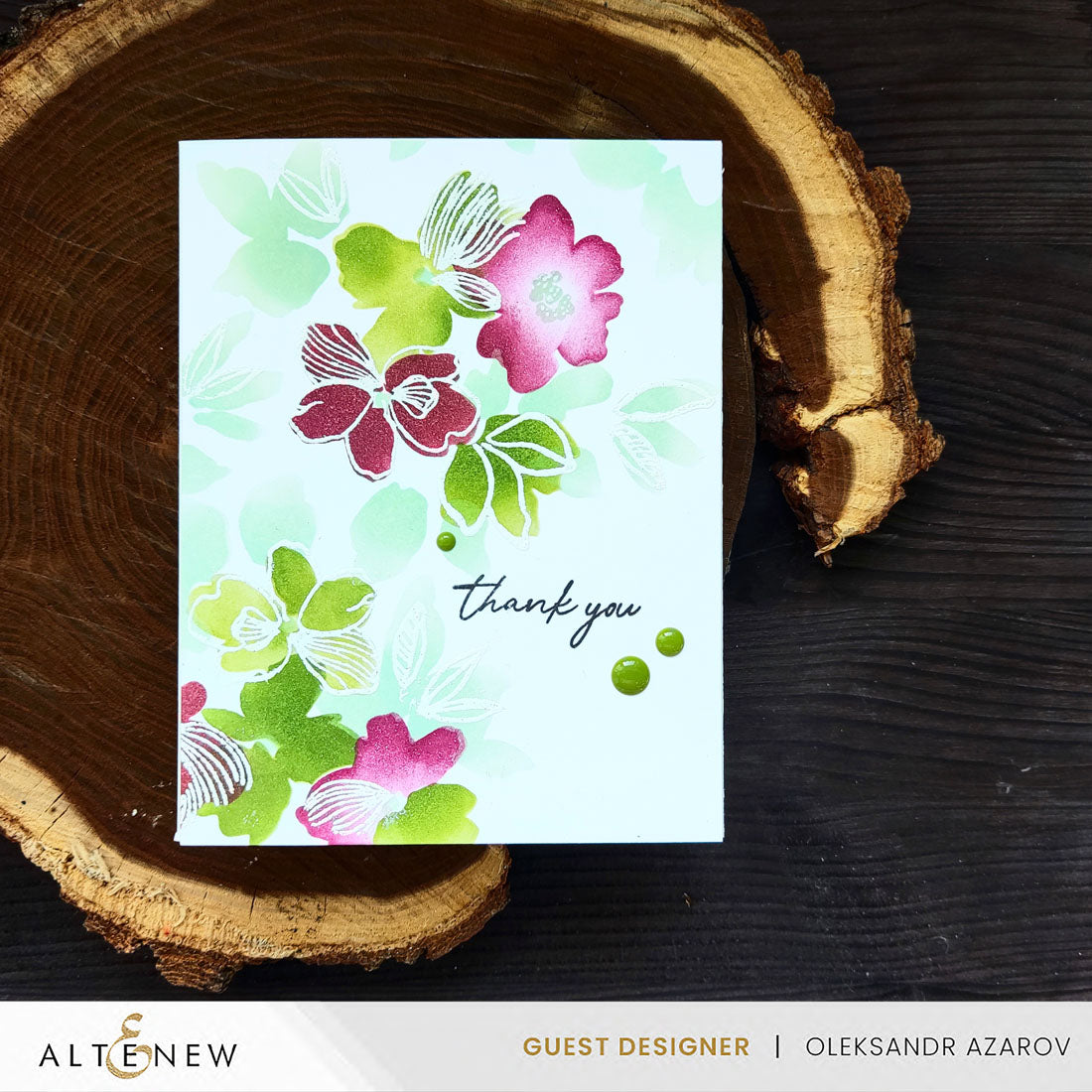 Altenew - Dynamic Duo: Playful Watercolor Flowers