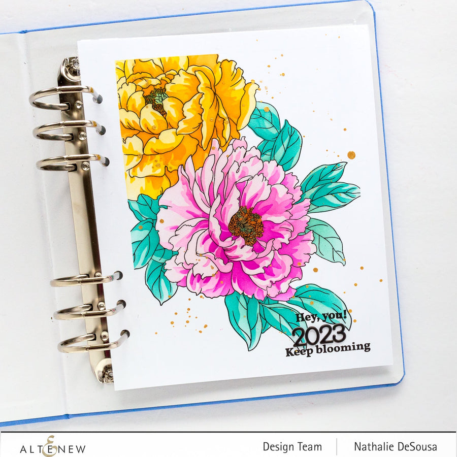 Altenew - Billowing Peonies Stamp Set