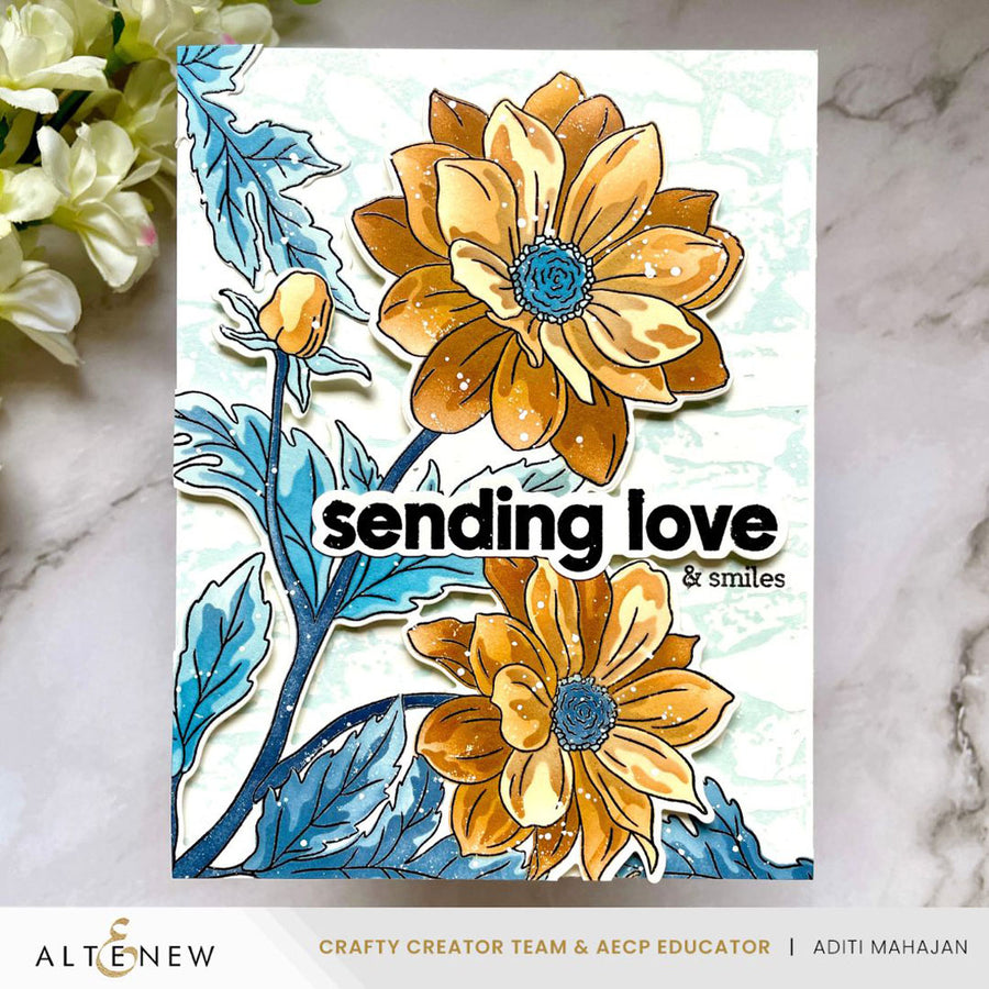 Altenew - Build-A-Garden: Dreamy Dahlias and Add-on Die Bundle