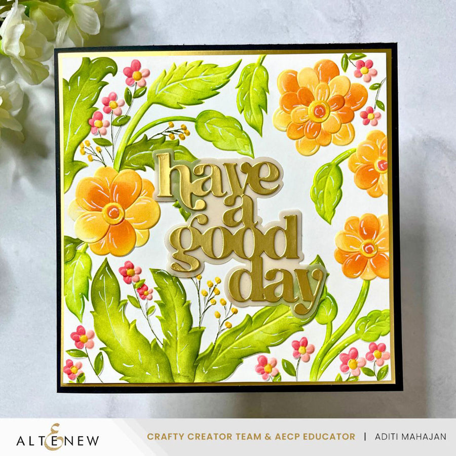 Altenew - Fairyland Florals Simple Coloring Stencil Set (4 in 1)