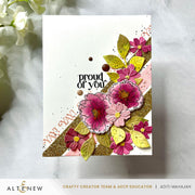 Altenew - Mini Delight: A Floral Congrats Stamp & Die Set