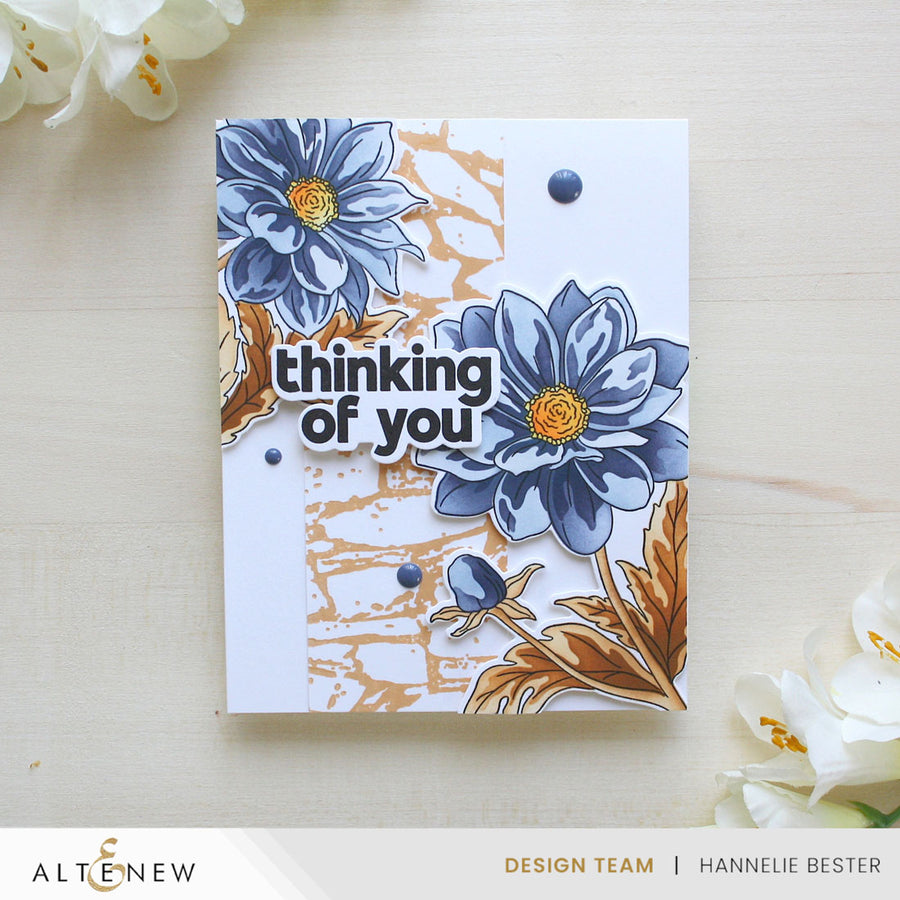 Altenew - Build-A-Garden: Dreamy Dahlias Add-On Die Set