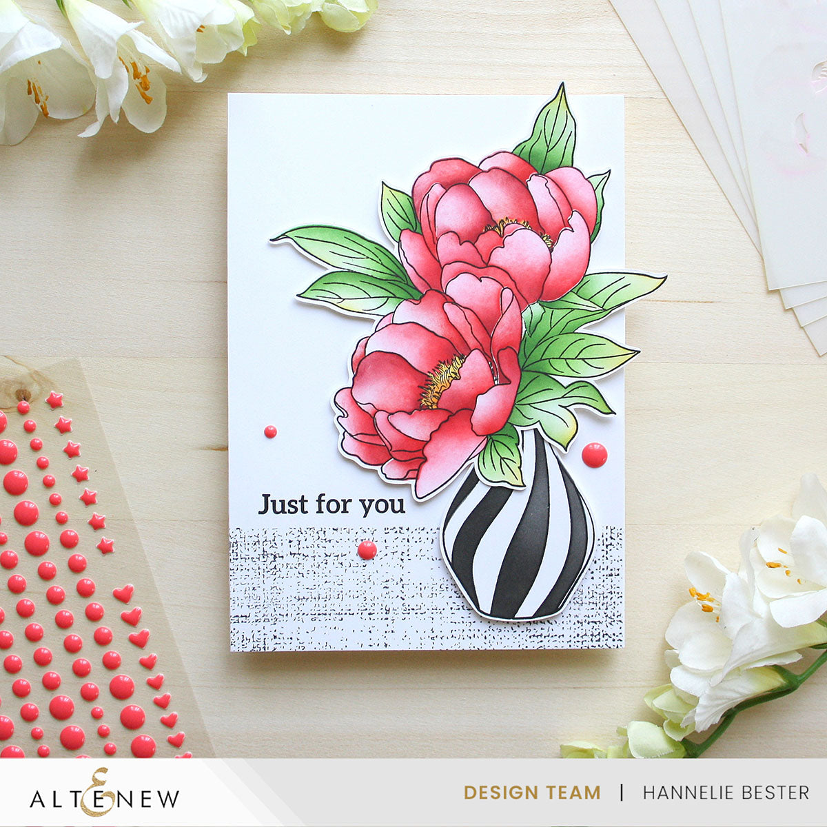 Altenew - Build-A-Garden: Lovely Rose Peony & Add-on Die Bundle