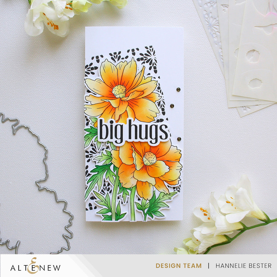 Altenew - Build-A-Garden: Sulfur Cosmos & Add-on Die Bundle