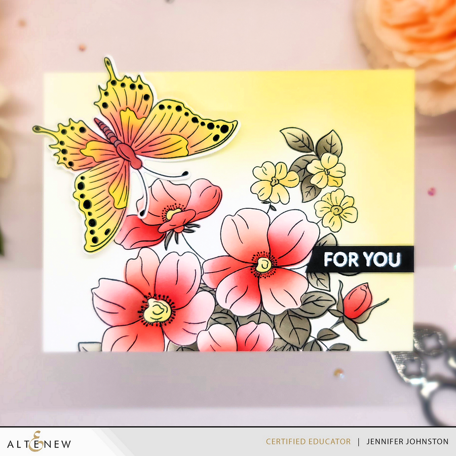 Altenew - Flutter & Bloom Simple Coloring Stencil Set (10 in 1)