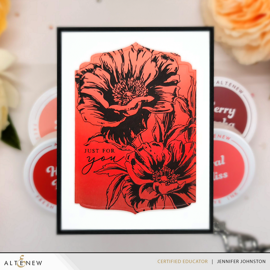 Altenew - Inked Poppies Press Plate Set