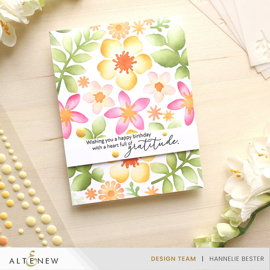 Altenew - Tranquil Greetings Stamp Set