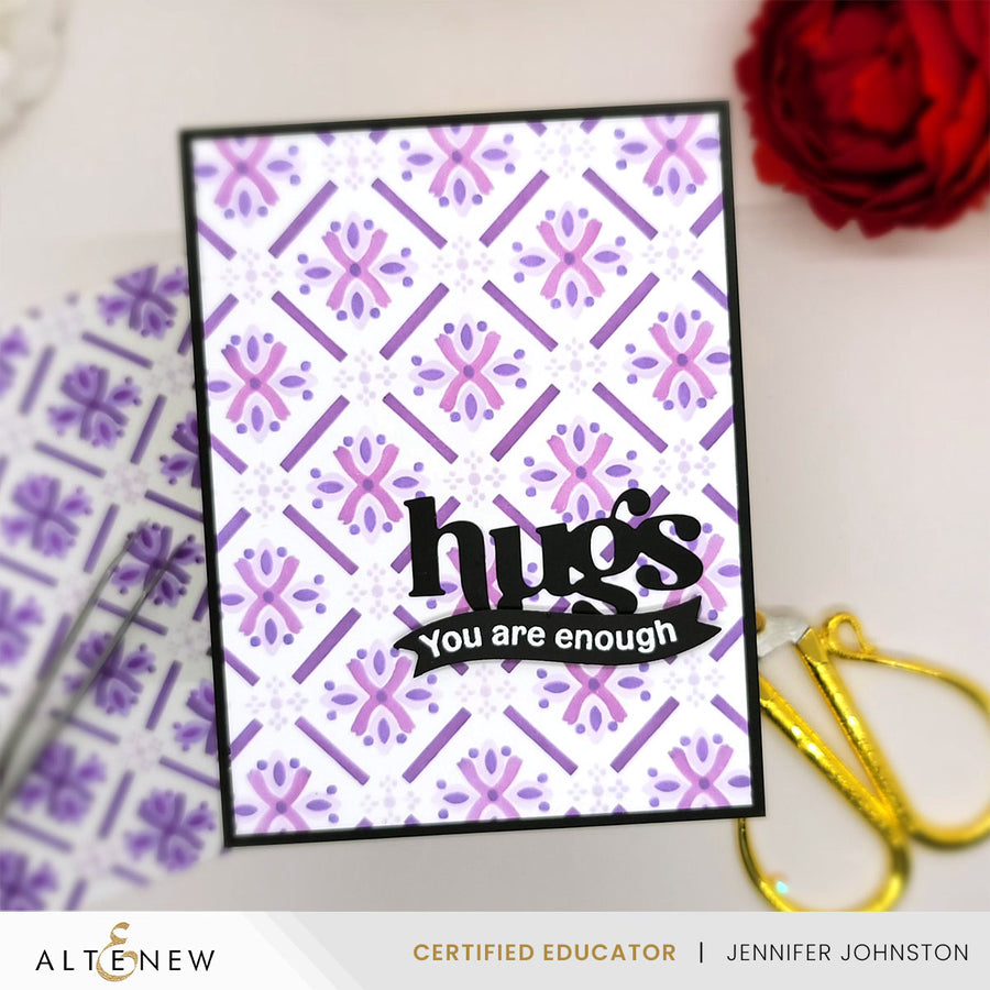 Altenew - Patterned Petals Stencil Set (4 in 1)