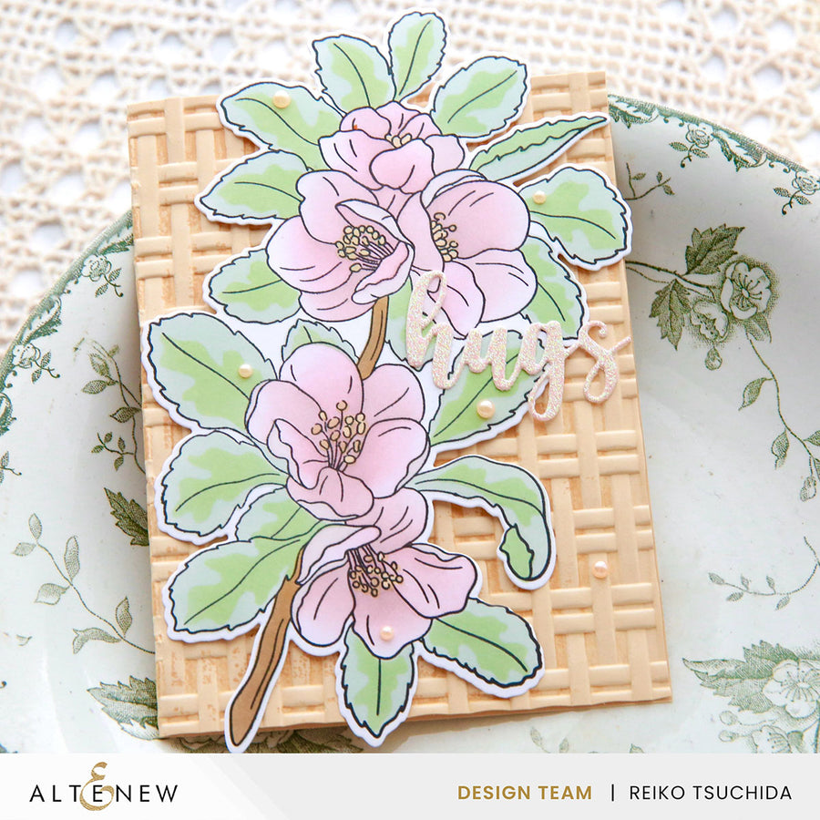 Altenew - Build-A-Garden: Flowering Quince & Add-on Die Bundle