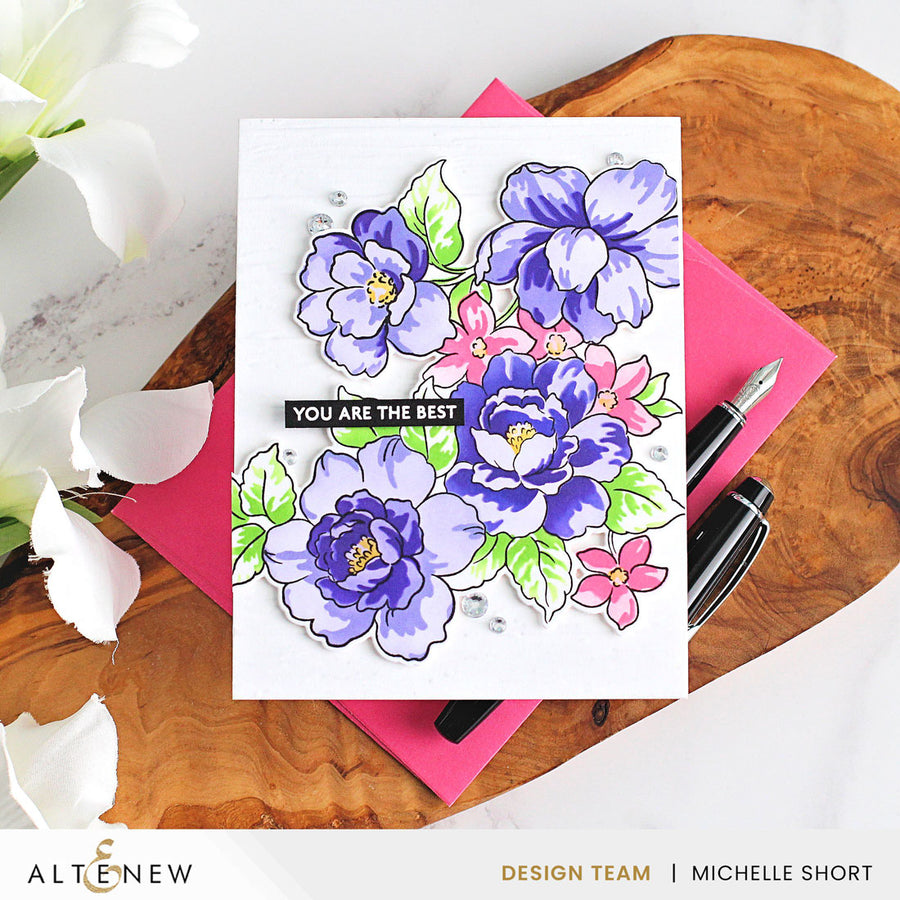 Altenew - Build-A-Garden: Breezy Petals and Add-on Die Bundle