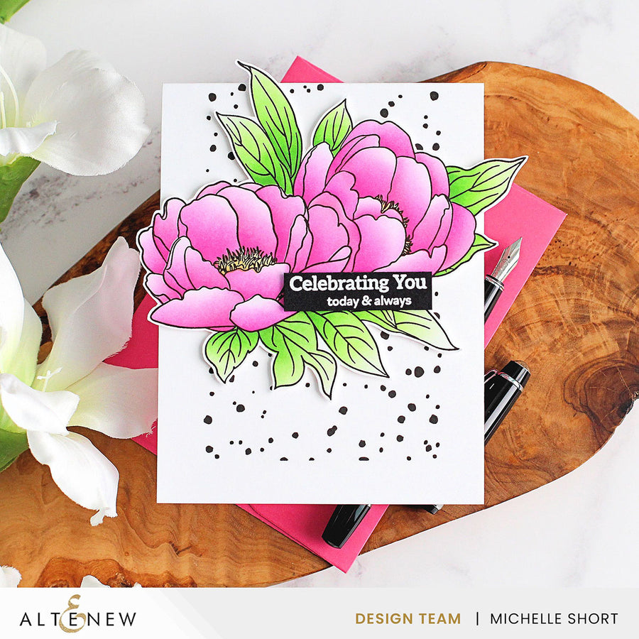 Altenew - Build-A-Garden: Lovely Rose Peony & Add-on Die Bundle