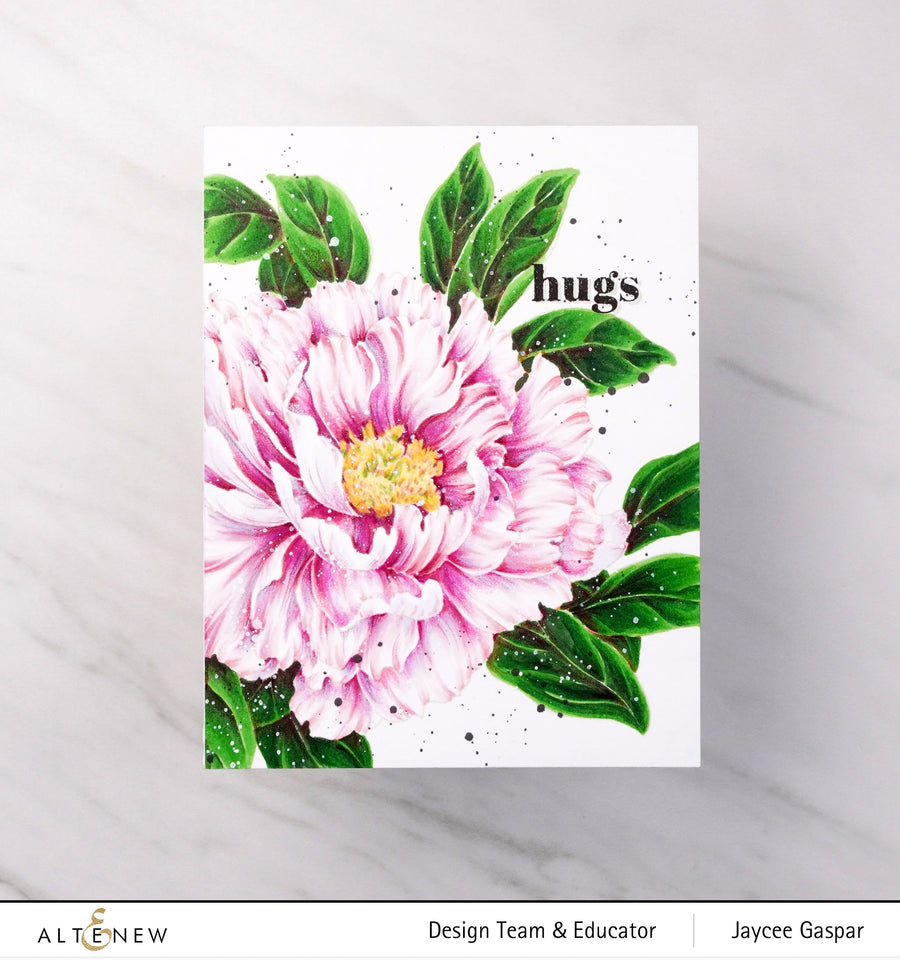 Altenew - Billowing Peonies Stamp Set