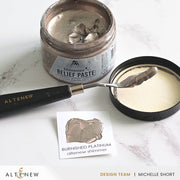 Altenew - Shimmer Relief Paste - Burnished Platinum