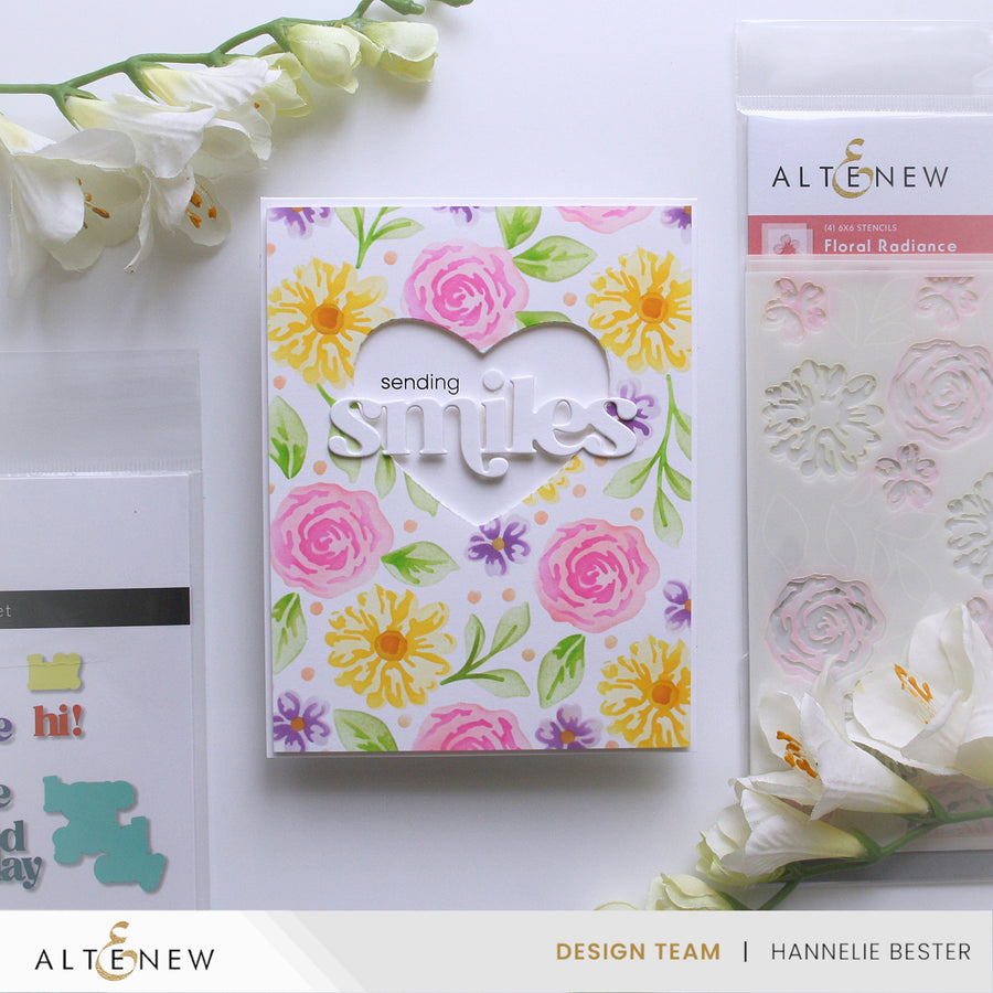 Altenew - Floral Radiance Layering Stencil Set (4 in 1)