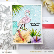 Altenew - Flowers and A Flamingo Stamp and Die Bundle