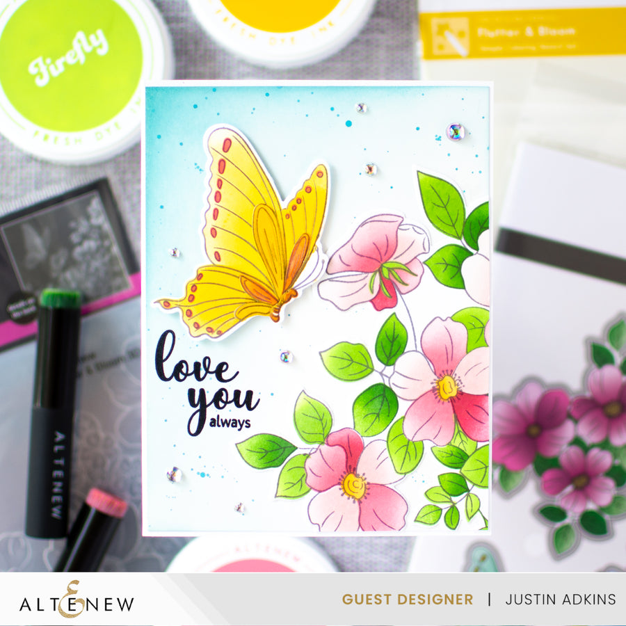 Altenew - Flutter & Bloom 3D Embossing Folder