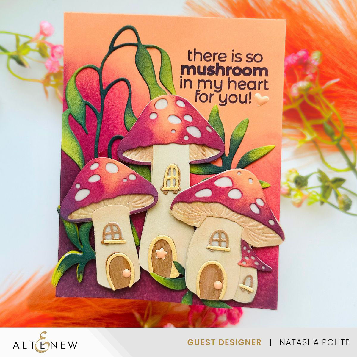 Altenew - Mushroom Cottage Layering Die Set