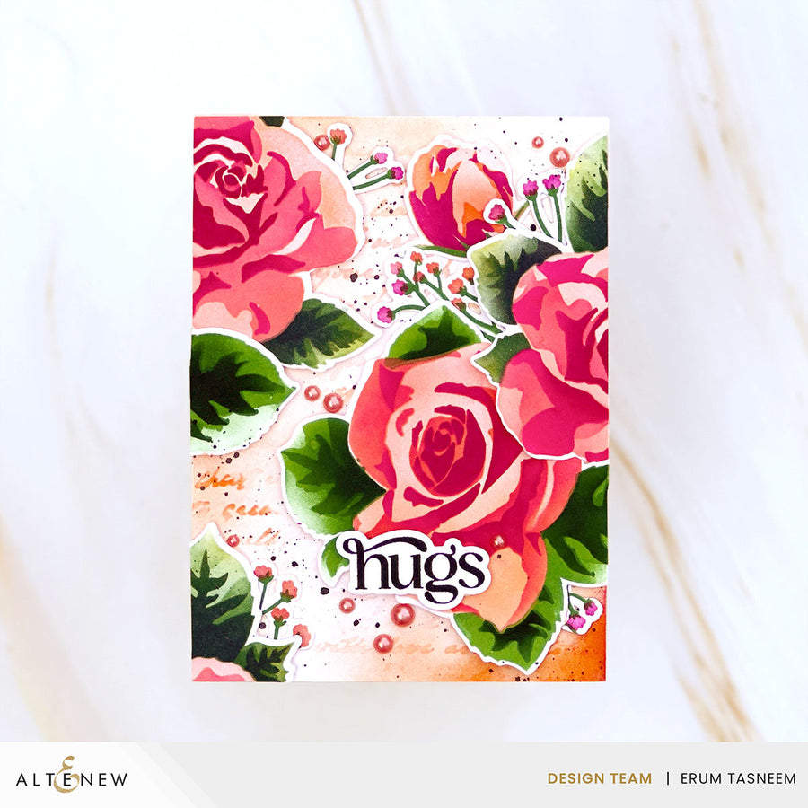 Altenew - Stencil Art: Romantic Roses Layering Stencil Set (6 in 1)