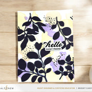 Altenew - Stencil Art: Nature Splashes and Add-on Die Bundle