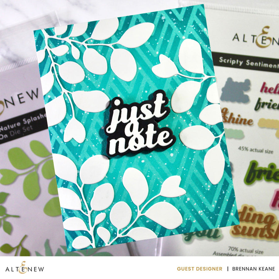 Altenew - Stencil Art: Nature Splashes and Add-on Die Bundle