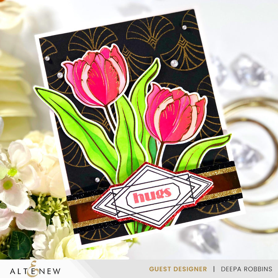 Altenew - Spark Joy: Blushing Tulip & Add-On Die Bundle