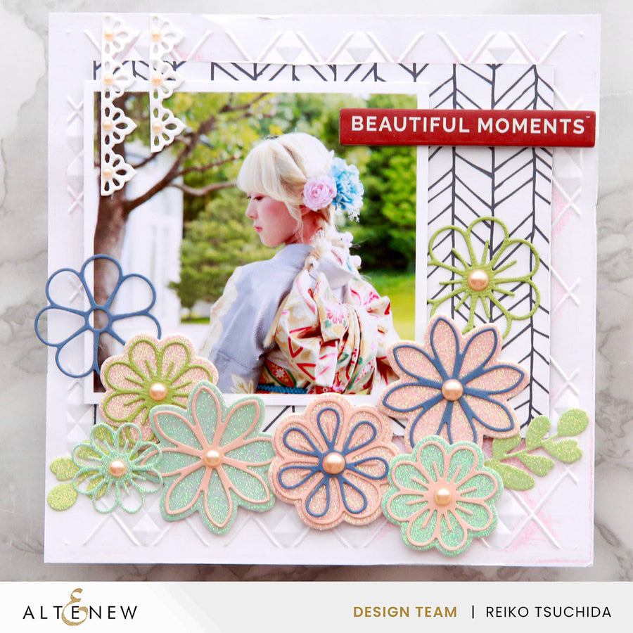 Altenew - Sweetly Layered Cookies Die & Stencil Bundle 
(Bloom Cookies Layering Stencil Set + Sweet Sugar Cookies Layering Die Set)