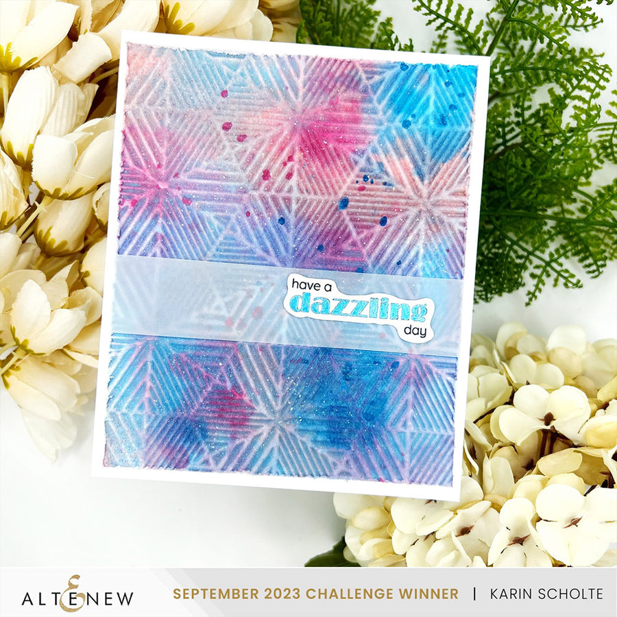 Altenew - Textured Hexagons 3D Embossing Folder