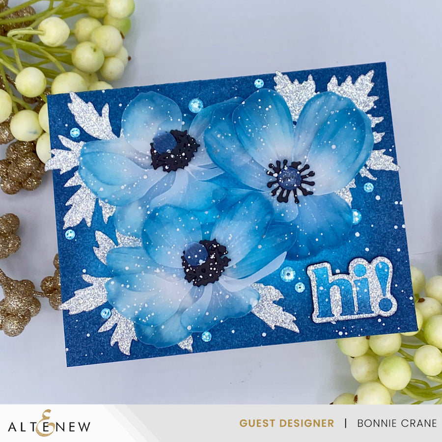 Altenew - Craft-A-Flower: Anemone Blue Poppy Layering Die Set