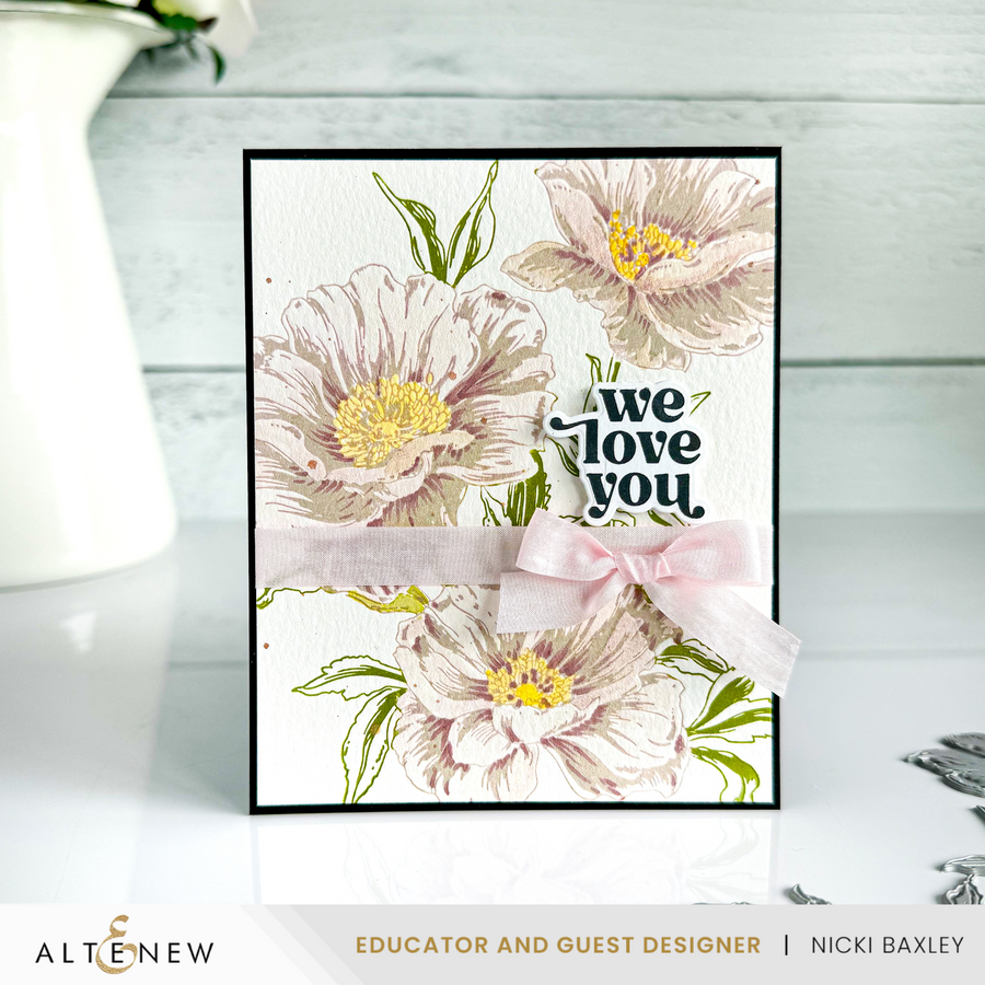 Altenew - Inked Poppies Press Plate Set