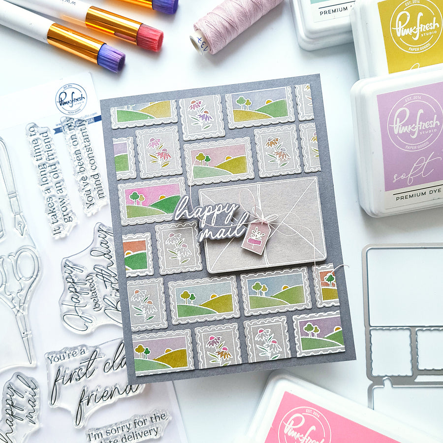 Pinkfresh Studio - Classic Correspondence Stencils