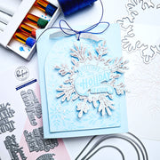 Pinkfresh Studio - Radiating Snowflake Stencil