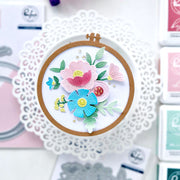 Pinkfresh Studio - Embroidered Blooms Die