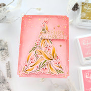 Pinkfresh Studio - Festive Foliage Tree Stamp