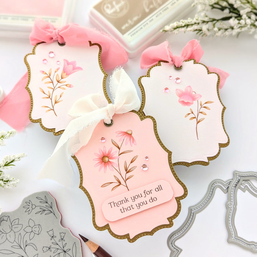 Pinkfresh Studio - Print Shop: Modern Botanicals Stamp