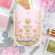 Pinkfresh Studio - Art Deco Floral Arch Stamps