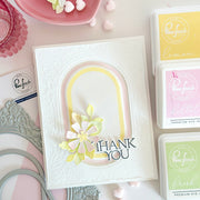 Pinkfresh Studio - Dainty Floral Frame Press Plate